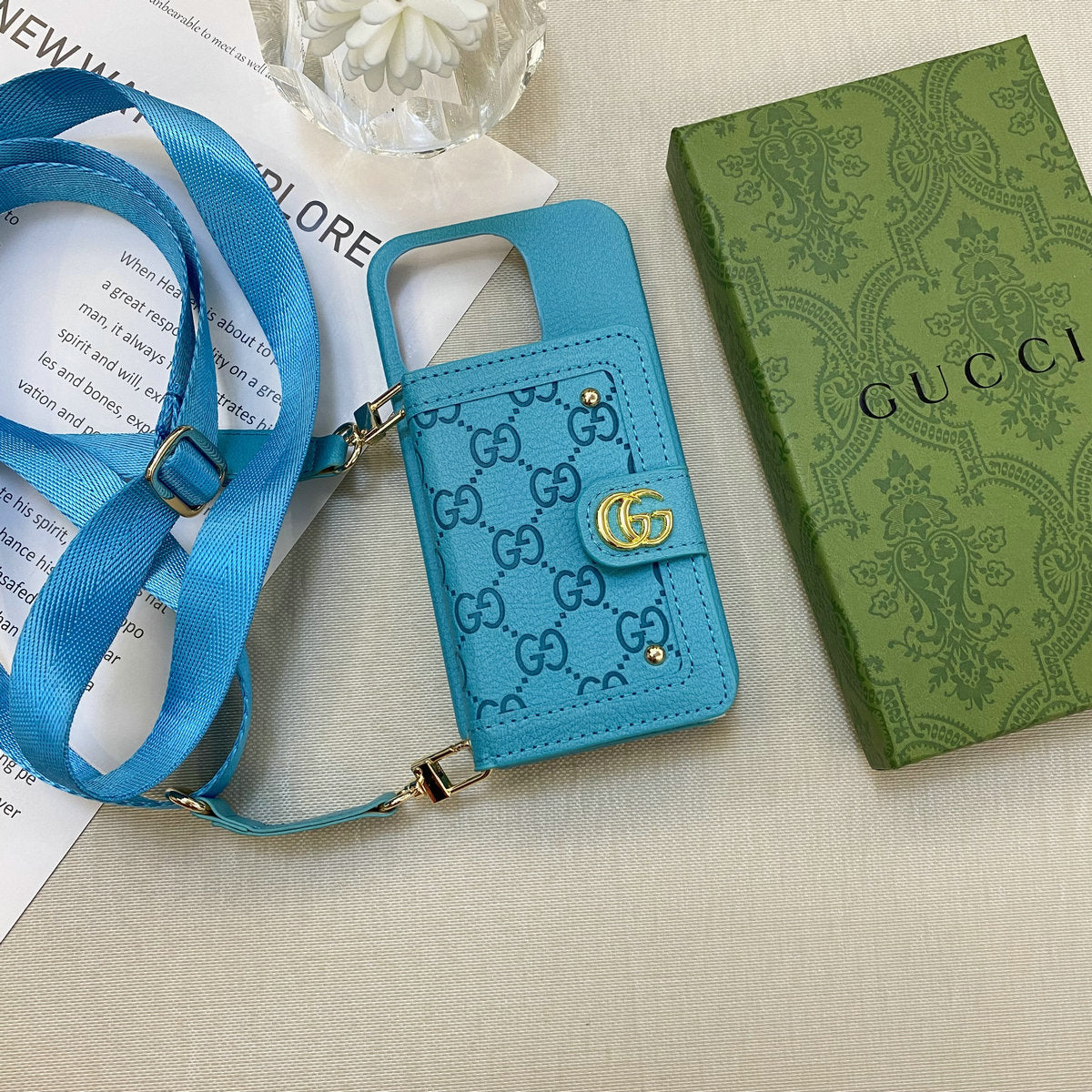 GG Rivet Card Bag Crossbody Case SAMSUNG