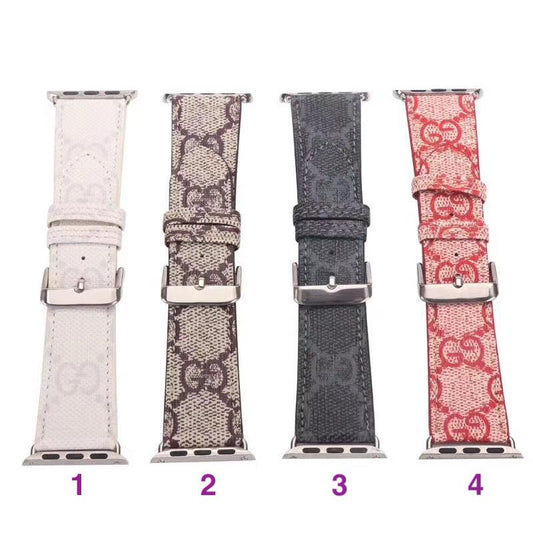 Fancy GG Floral Watchband For iWatch