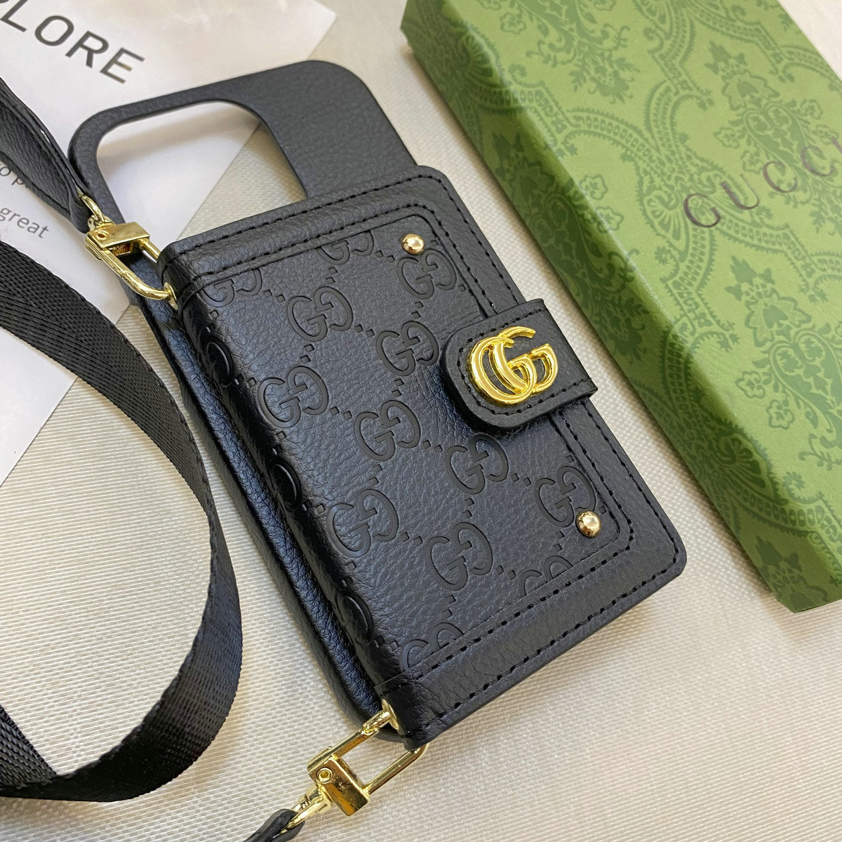 GG Rivet Card Bag Crossbody Case SAMSUNG