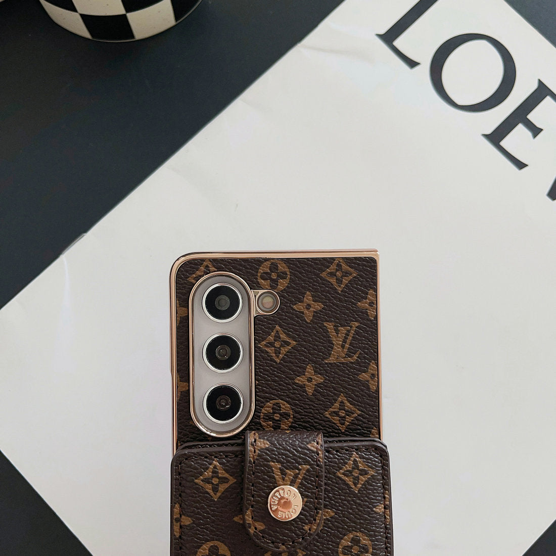 Fold Card Holder Lanyard Case SAMSUNG